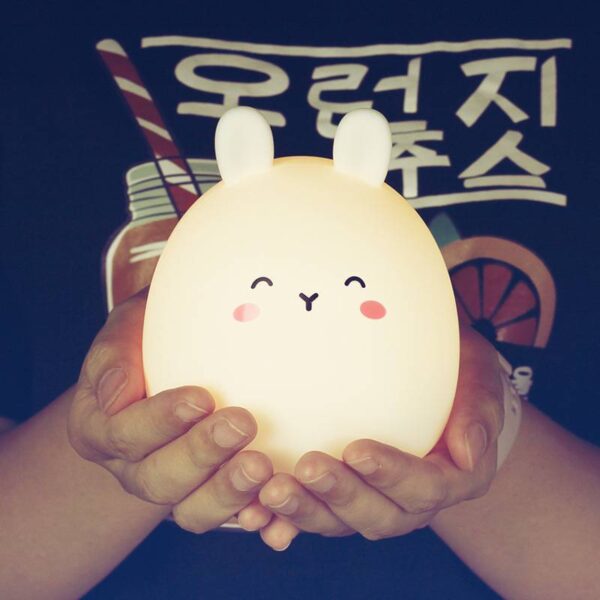 Cute Rabbit Rechargeable Night Light