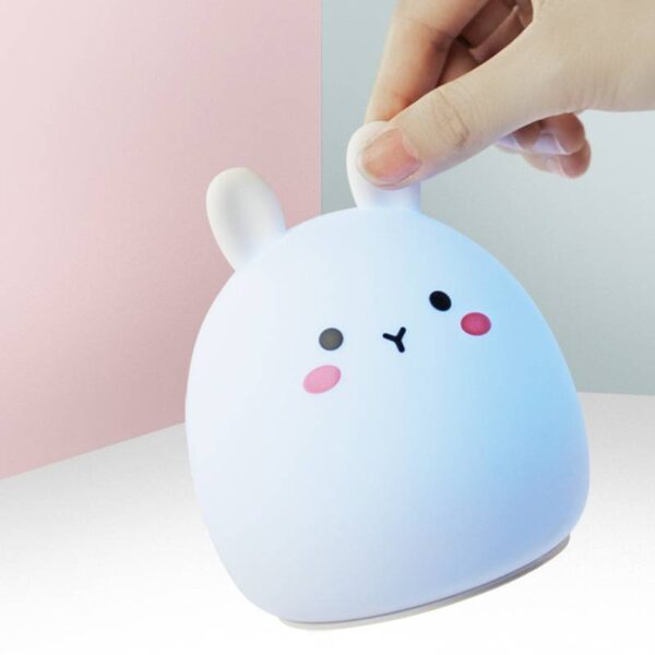 Cute Rabbit Rechargeable Night Light - Image 2